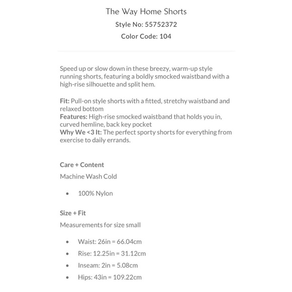 Free People Movement Way Home shorts - Picture 4 of 4